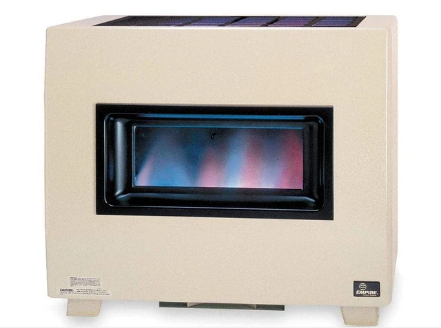 Empire RH-65BNAT 65,000 BTU Visual Flame Vented Room Console Heater. Empire RH-65BNAT 65,000 BTU Visual Flame Vented Room Console Heater.