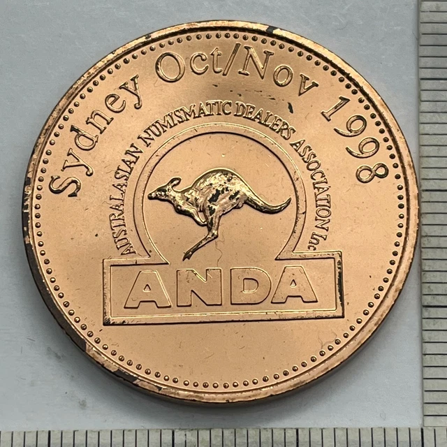 AUSTRALIA  ANDA SYDNEY DIAMOND JUBILEE 1938 to 1998 MEDALE (ISW220117/F26)