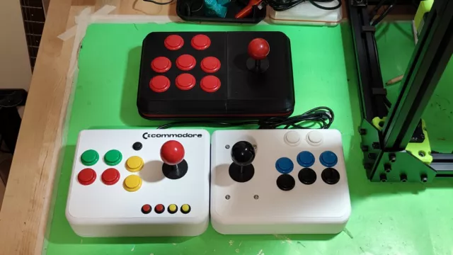 MINI ARCADE STICK PER PC CONSOLE Raspberry Pi RETROGAME MAME, USB, 8 PULSANTI