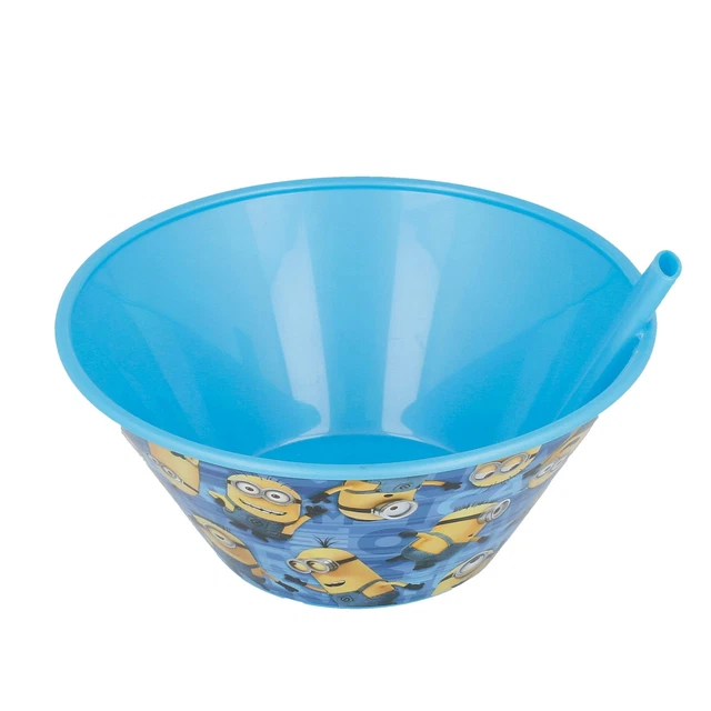 Nick Müslischalen Mit Strohhalm 4 Stück - BPA-frei In Blau, Rot, Grün, Rosa Für Kinder