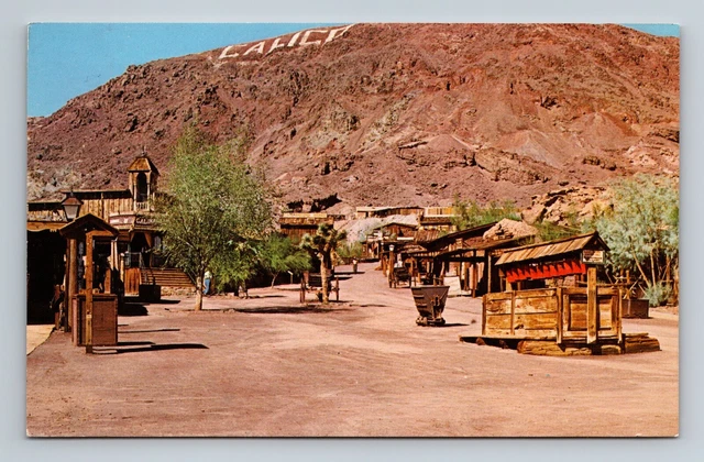 Calico Ghost Town,CA Mining Camp San Bernardino County California Vintage