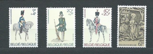 BELGIË BELGIQUE - 1981 YT 2029 à 2032 - TIMBRES NEUFS** MNH LUXE
