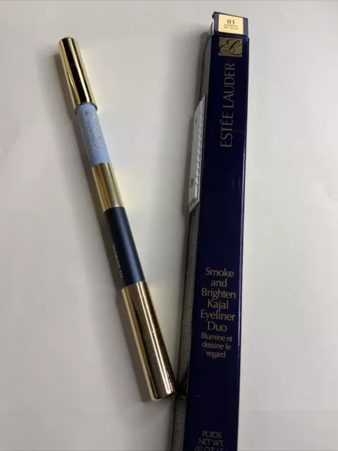 ESTEE LAUDER Smoke and Brighten Kajal Eyeliner Duo Marine/Himmelblau - Neu