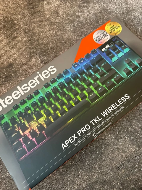 STEELSERIES APEX PRO Wireless Mechanical Keyboard (64866) 2023 Model £ ...
