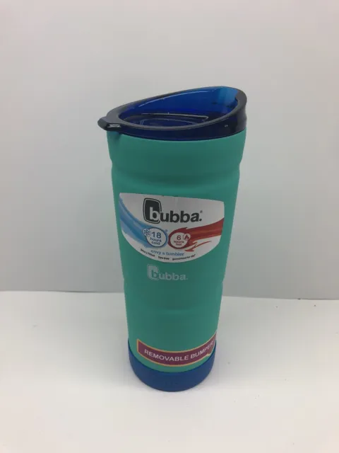 Bubba Envy S Tumbler w. Bumper 24oz Teal Blue Insulated Hot/Cold NEW mug cup lid