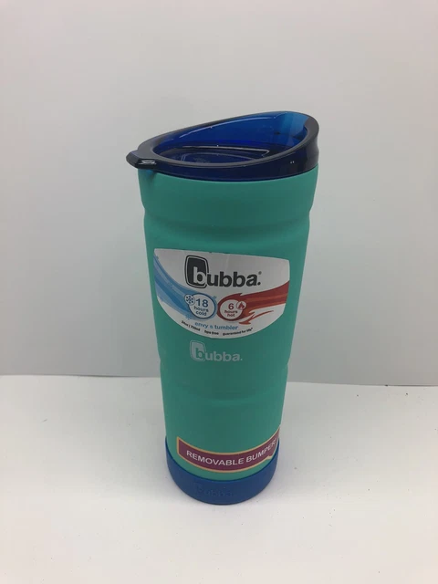 Bubba Envy S Tumbler w. Bumper 24oz Teal Blue Insulated Hot/Cold NEW mug cup lid