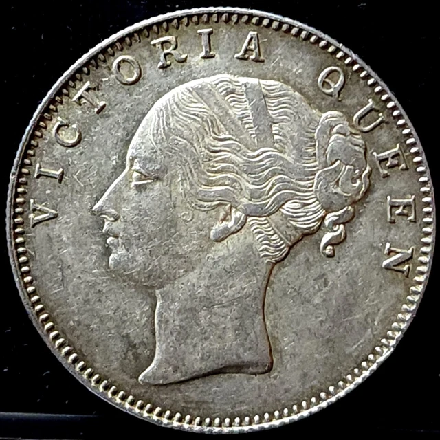 British India Victoria Silver 1 Rupee 1840 Bombay Mint | SAM1