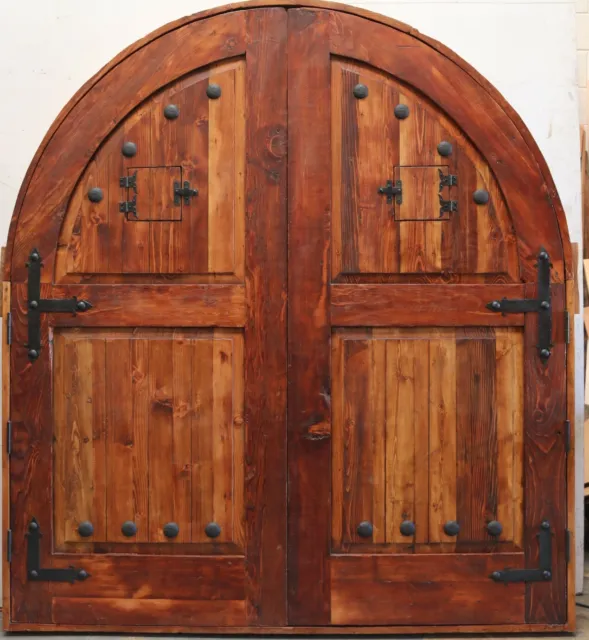 Rustic arch door solid wood oak mahogany alder birch maple Choose species/size 2