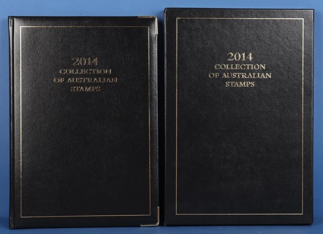 Australia Post 2014 Leather Year Album collection FV $102 PO Cost $135 Retl $190