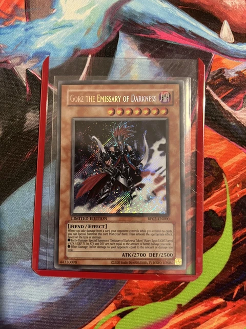 GORZ THE EMISSARY of Darkness RP02-EN000 Secret Rare NM Yugioh 2025 $26.30  - PicClick AU