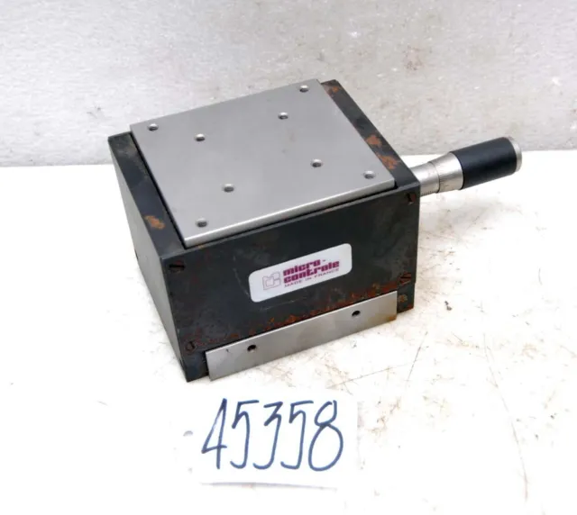Micro Controle Micrometer stage lift, Inv 45358