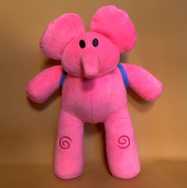 A Pocoyo P doll, a plush doll, a doll, a soft plastic surface version of Shenzhe