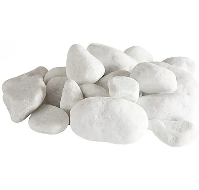 Divina Fire Set 24 Pz Pietre Decorative Sassi Bianchi Per Camino A Bioetanolo