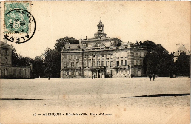 CPA ALENCON - Hote-de-VILLE Place d'Armes (355252)