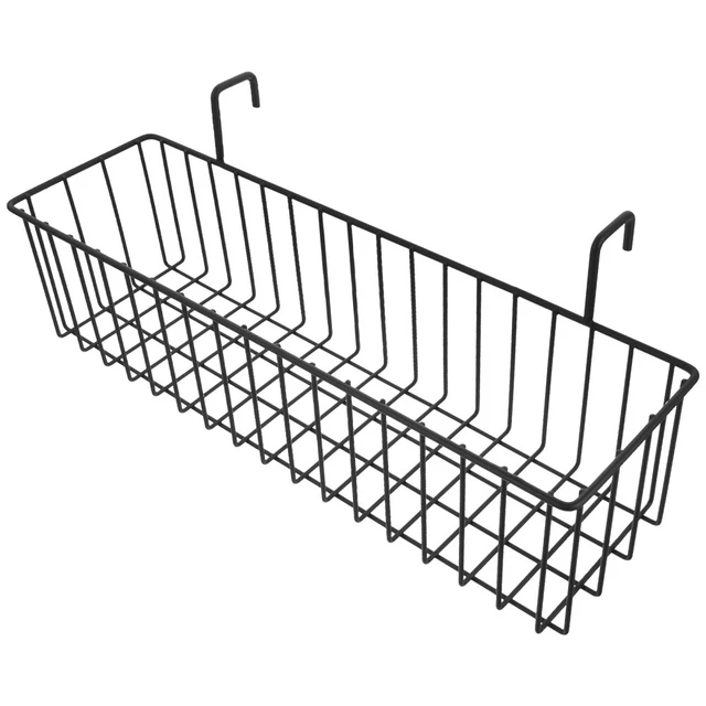 SMALL WIRE BASKET Wall Mount for Storage Rustic Farmhouse DecorEX £