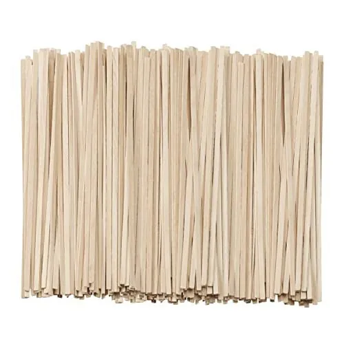 Pantry Value 1000 Count 5 Inch Wooden Coffee Stirrers - Wood Stir Sticks