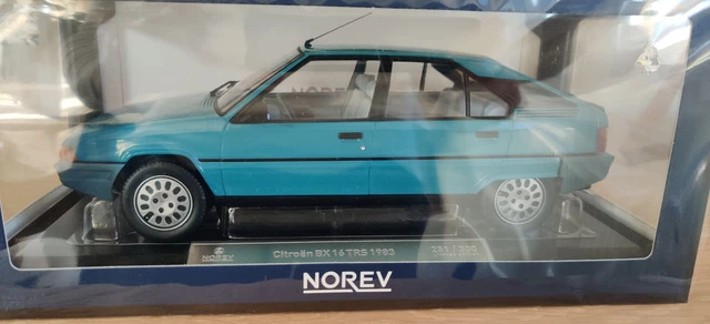 1/18 Norev Citroën BX 16 TRS 1983 Bleu Lagune 1/18 - Édition Limitée 