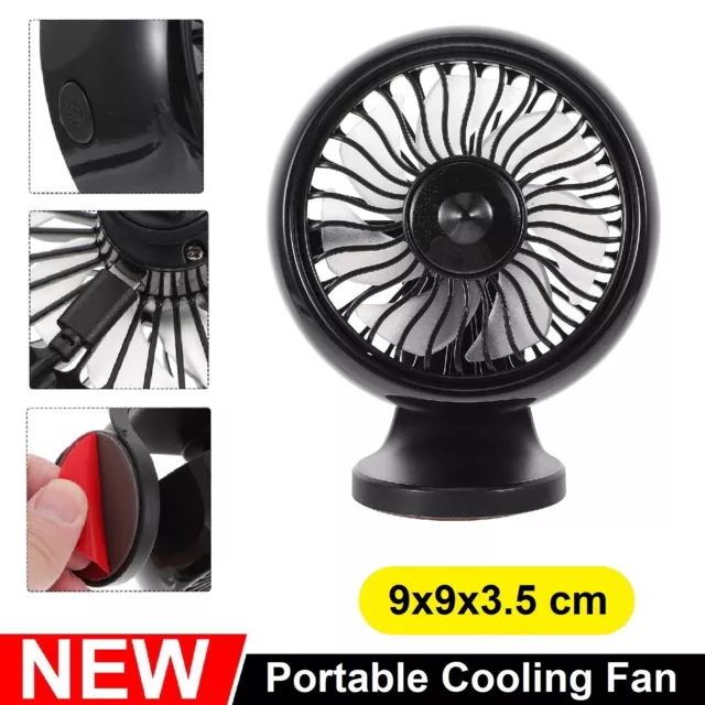 Mini Portable Hand-held Desk Fan Cooling Cooler USB Air Rechargeable 3 Speed AU