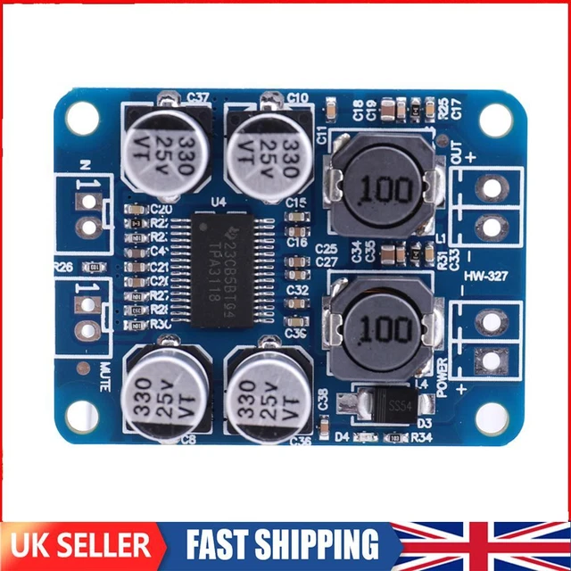 TPA3118 POWER AMPLIFIER Module PBTL Digital Stereo Amplifier Module ...