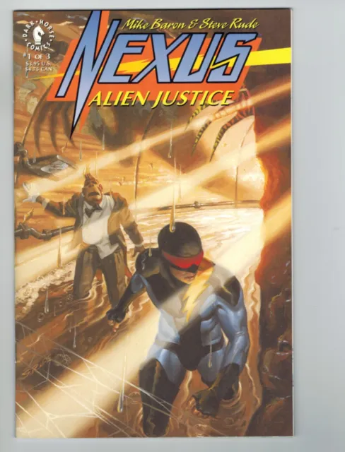 Nexus Alien Justice 1-3 Full Set 1 2 3 Dark Horse 1992 Mike Baron Steve Rude NM+