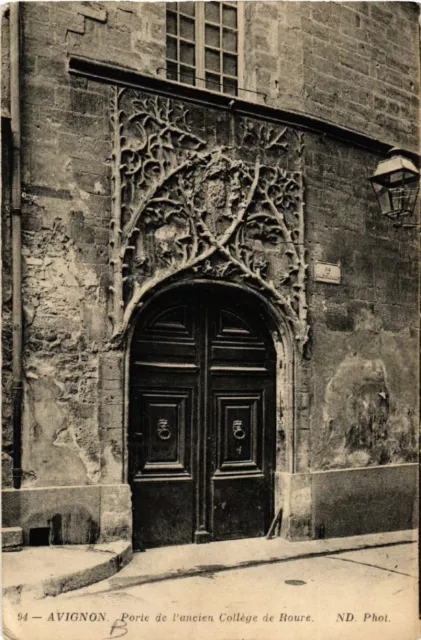 CPA AVIGNON - Porte de l'ancien College de Roure (512271)