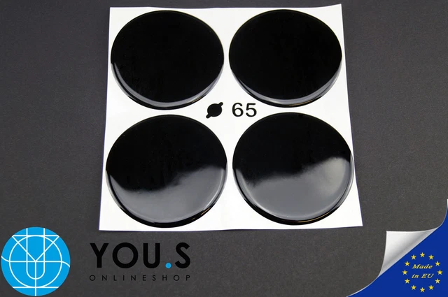 4 Stück Nabenkappen Aufkleber Für MG 7 - Schwarze Radkappen Abdeckung