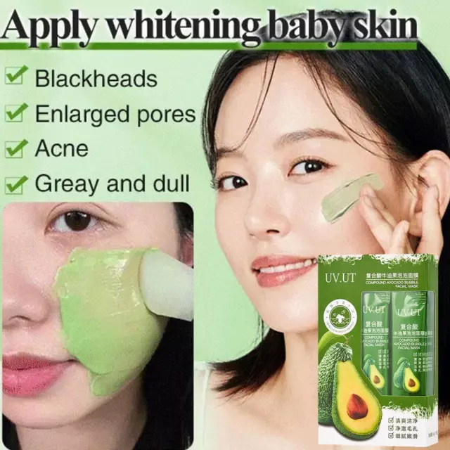 Complex Fruit Acid Avocado Mask Bubble Yinba Composite Foam 2024 Sour U0G2