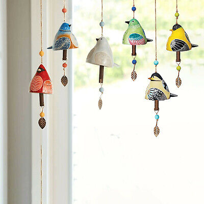 Bird Song Bell Garden Decoration Creative Wind Chime Pendant Animal Decor US