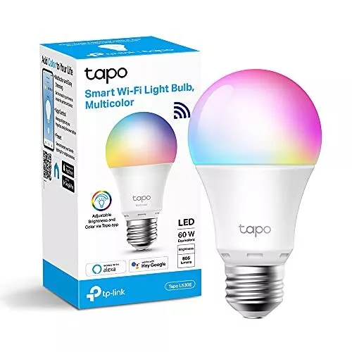 TP-Link Tapo L530E Lampadina WiFi Intelligente LED Smart Multicolore, E27,