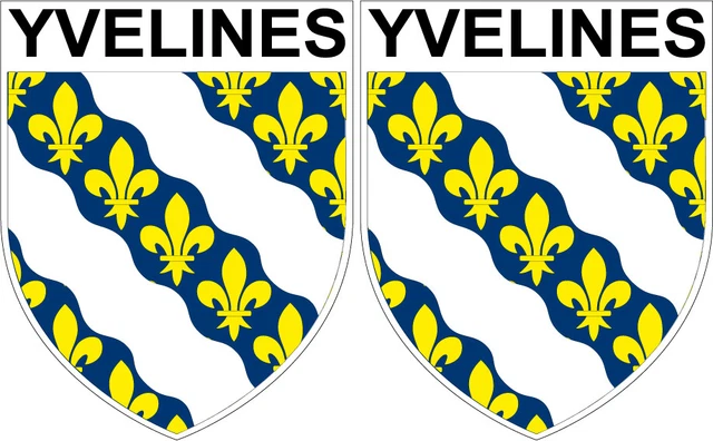 2 X Blason Autocollants 4x5 cm - DRÔME département 26 - ECUSSON Sticker