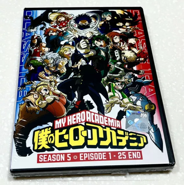 DVD MY HERO Academia Season 6 Eps 1-25 END English Dubbed All