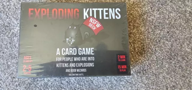 Exploding Kittens Card Game - Nsfw (Explicit Edition) Deck.