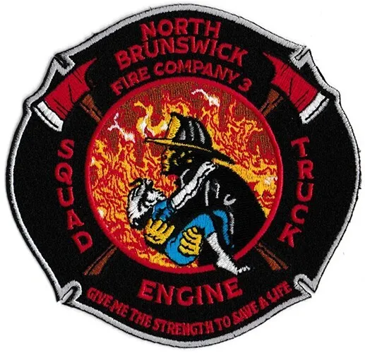 North Brunswick, NJ Station Squad 3 NEW - Fire Patch