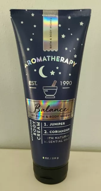 Bath & Body Works Aromatherapy BALANCE Juniper & Coriander Body Cream 8 oz/226 g