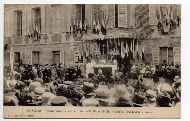 DORMANS Marne CPA 51 le te deum of the 2nd victory of the marne in July 1919