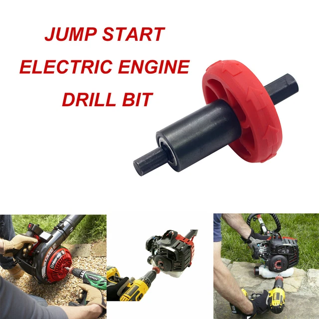 Jump Start Electric Engine Drill Bit Adapter For Troy-Bilt Plug Button