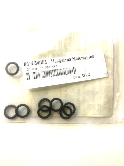 8X HUSQVARNA 800034083 - Oring Girante Pompa Acqua 2031 T1,78-D7,66 7 - Foto 4