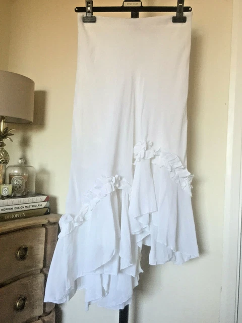 JUPE ASYMETRIQUE A volants Boho Bash Ulla EUR 71 05 PicClick FR