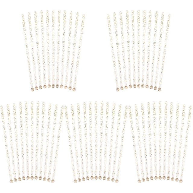 150 Pcs Bâtonnets De Cristal Agitateur De Thé Au Fournitures De Gâteau Café