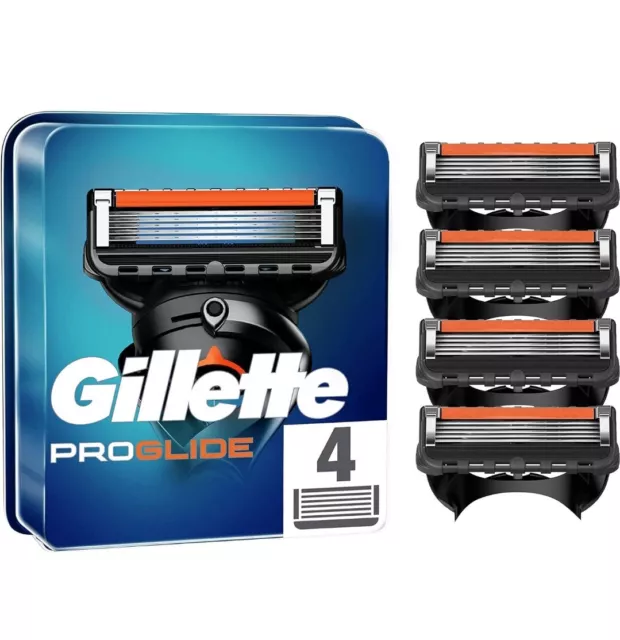 Gillette Lamette di Ricambio per Rasoio da Uomo ProGlide - 4 Ricariche