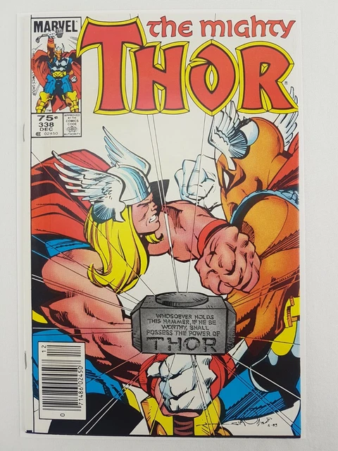 Marvel Comics (1983) The Mighty Thor #338 Beta Ray Bill Canadian VF - J Copy B