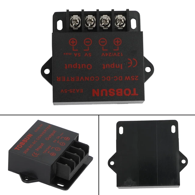 Transformateur 24v HOMELYLIFE DC 24V à 12V 5A 60W Convertisseur De Puissance Régulateur Abaisseur Pour Transformateur Basse Tension De Voiture (24V à 12V 5A Convertisseur 12v 24v Transformateur 24v HOMELYLIFE DC 24V à 12V 5A 60W Convertisseur De Puissance Régulateur Abaisseur Pour Transformateur Basse Tension De Voiture (24V à 12V 5A Convertisseur 12v 24v