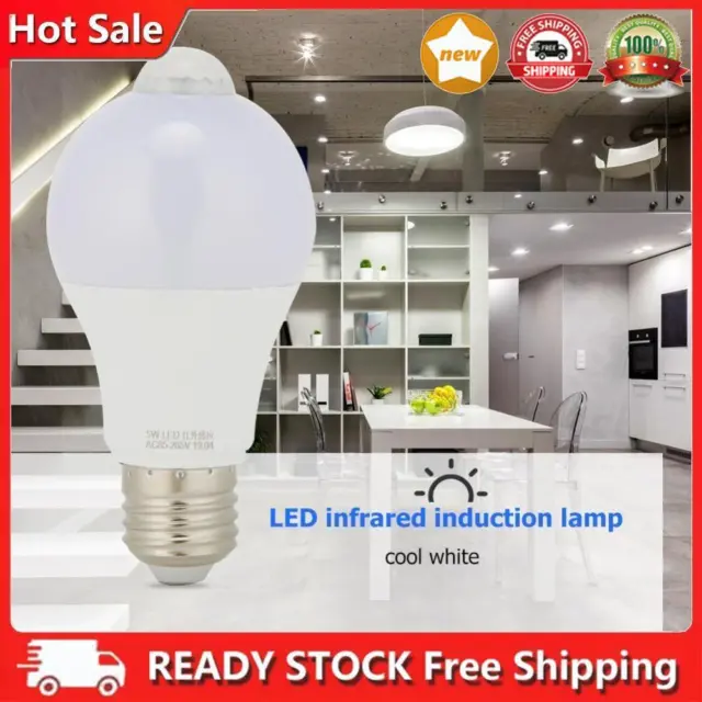 LED PIR Bulbs Light Night Light Motion Sensor Lamp for Home Lighting (5W)