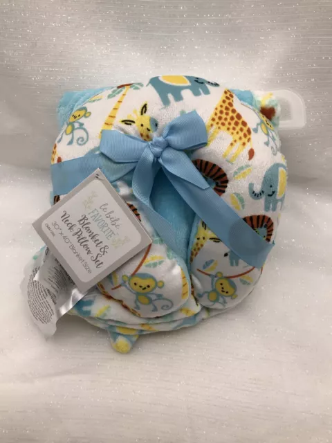 Le bebe favorite blanket sales and neck pillow set