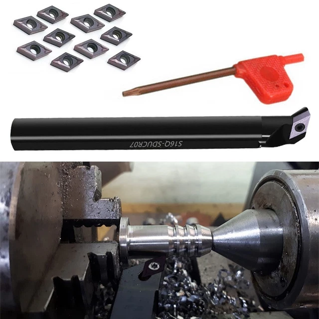Portautensili Per Tornio CNC Maifix - Shank 16mm | Per Inserti DCMT/DCGT | Alesatura E Tornitura - Foto 10