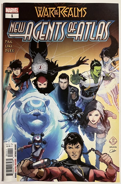 War of the Realms New Agents of Atlas 1 NM- 1st Aero Luna Snow Wave 2019