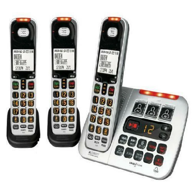 Sse45+2 Grey Sight & Sound Enhanced Cordless Digital Phone System