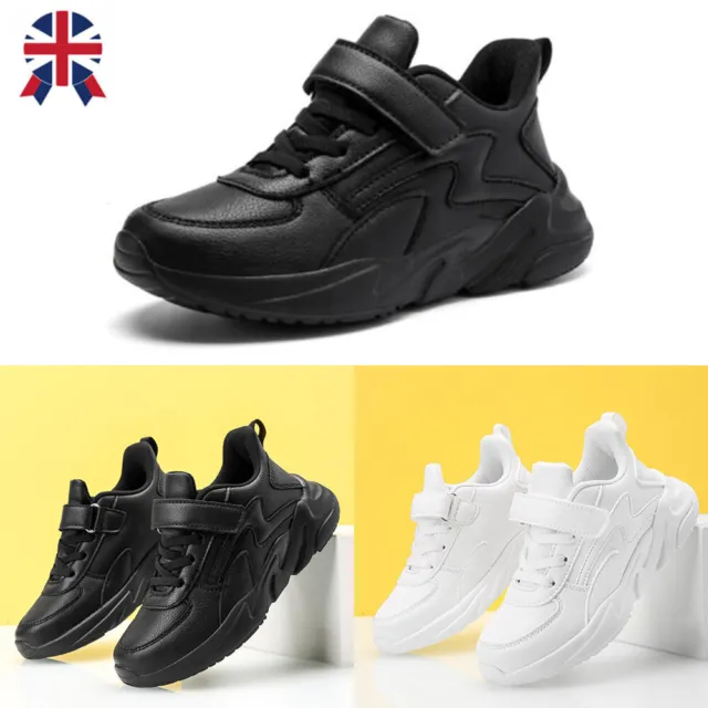 Kids Casual Sneakers Running Trainers Girls Boys Comfy School Sports Shoes Size