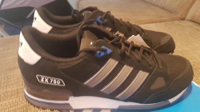 Adidas ZX 750 Originals  -HQ4299-  schwarz-grau  Gr. 48 2/3  NEU OVP TOPRARITÄT