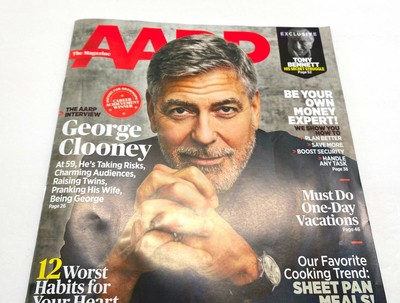 AARP MAGAZINE FEBRUARY March 2021 The George Clooney Interview Tony